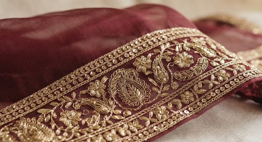 Bridal Dupatta — detail view