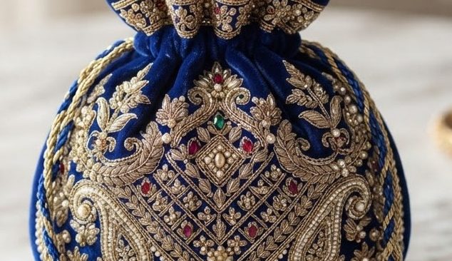 Embellished Pouch — detail view