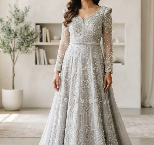 Zohra Walima Gown — detail view